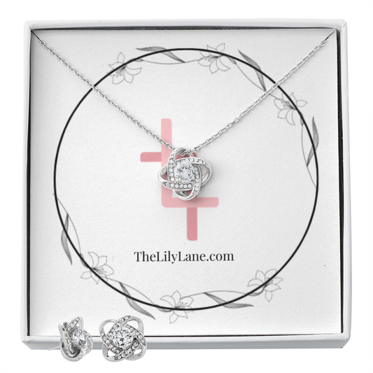 A Love Knot for a Loved One Earring Bundle